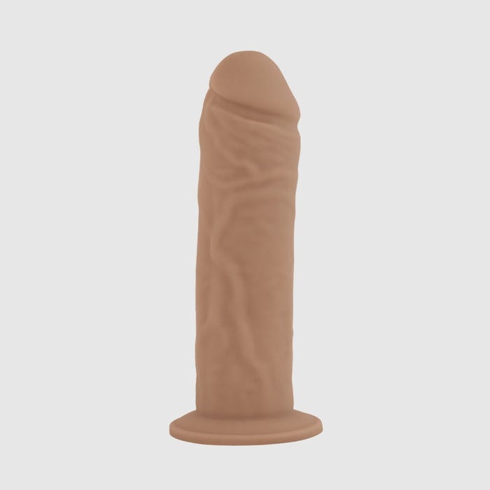 Gode ventouse réaliste Liquid Silicone 22,9 cm Model 2