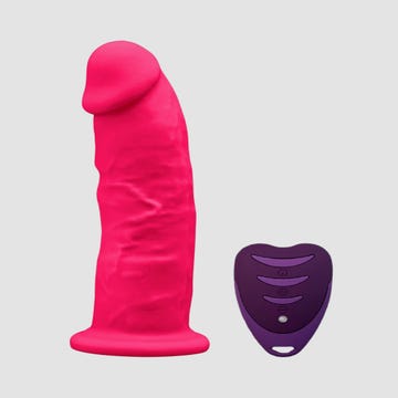 Vibromasseur télécommandé SilexD 17,8 cm Model 2 rose