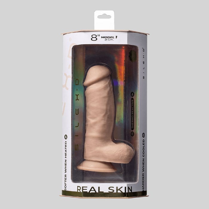 Gode ventouse Real Skin 20,3 cm Model 1