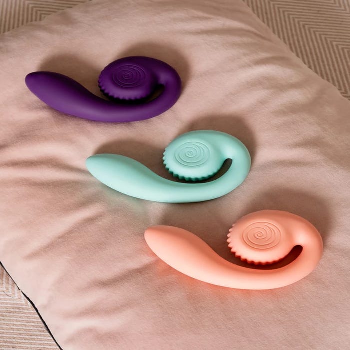 Vibromasseur Snail Gizi Double Stimulation Point G et clitoris