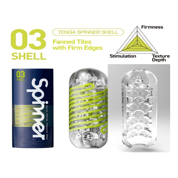 Masturbateur Tenga Spinner 03 Shell