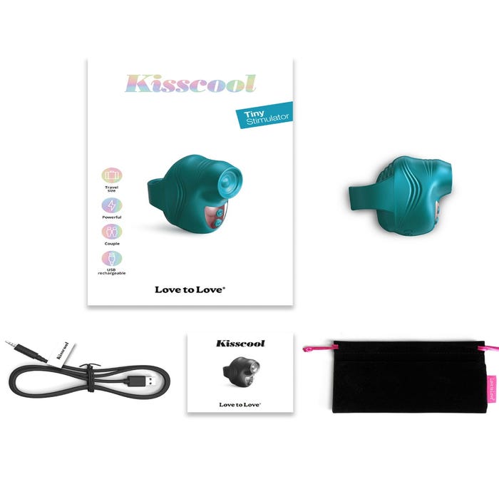 Stimulateur clitoridien Kisscool vert