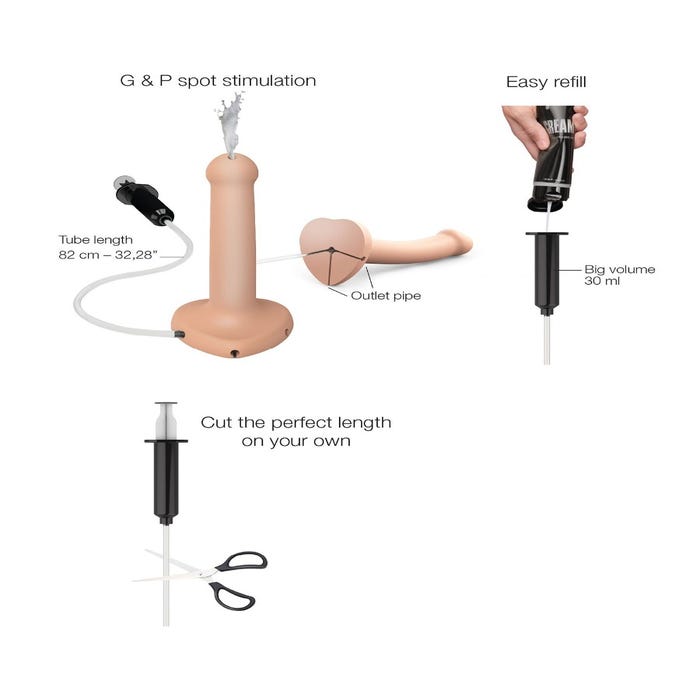 Dildo éjaculateur Strap-on-Me