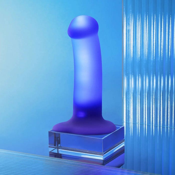Dildo ventouse lumineux Glow LED M