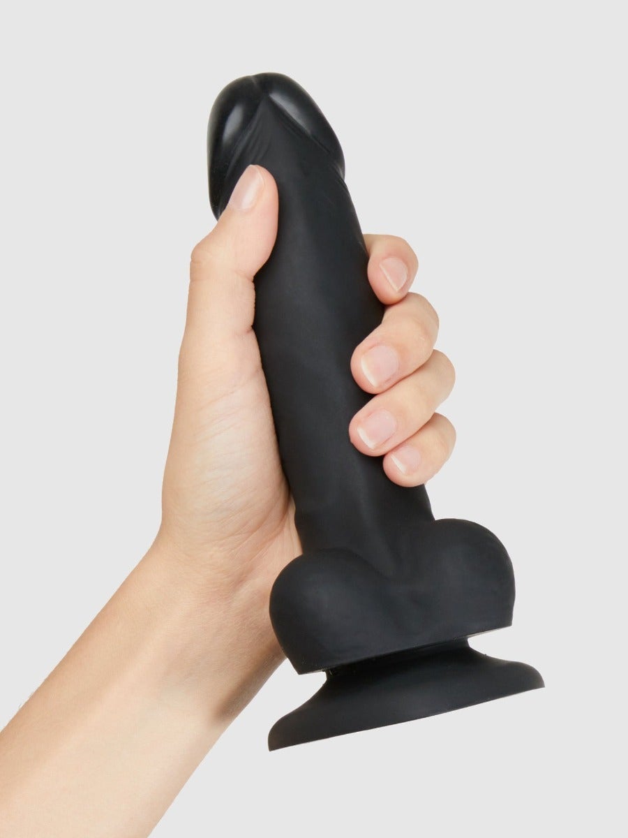 Gode ventouse réaliste Strap-on-Me noir M