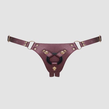 Harnais similicuir Generous bordeaux