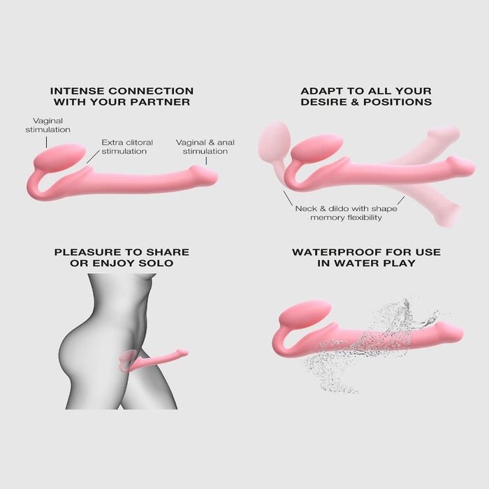 Strap-on silicone Classique