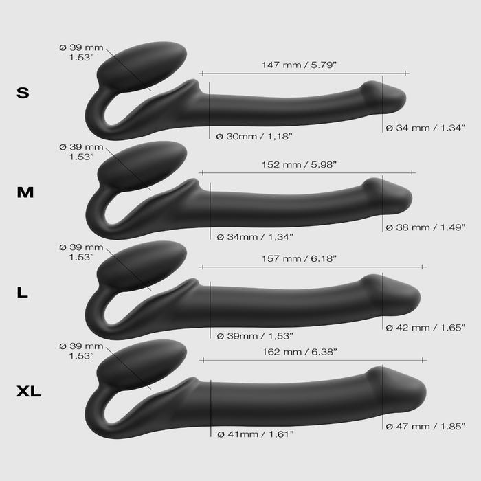 Strap-on silicone Classique