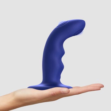 Vibromasseur ventouse Tapping Wave bleu