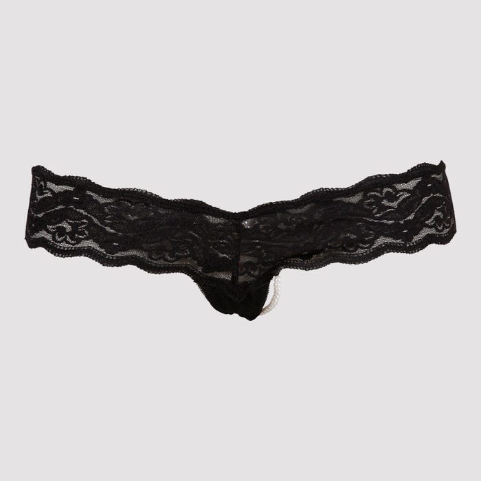 String en dentelle avec perles stimulantes