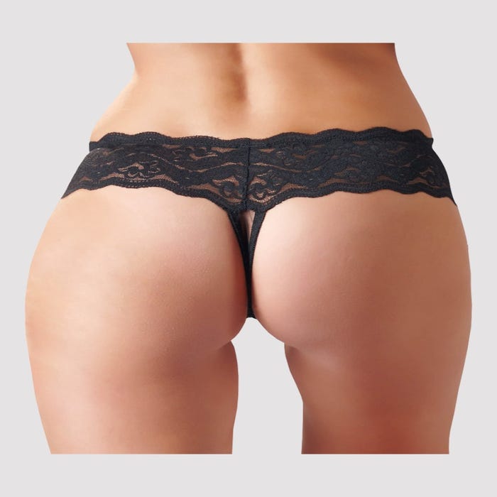 String en dentelle avec perles stimulantes