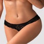 String ouvert Miamor noir