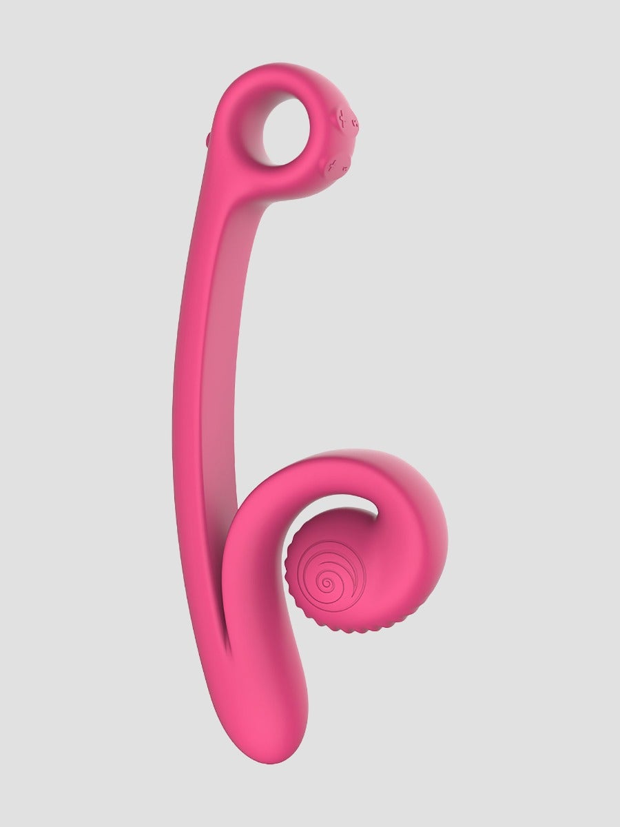 Vibromasseur rabbit Snail Curve rose 8