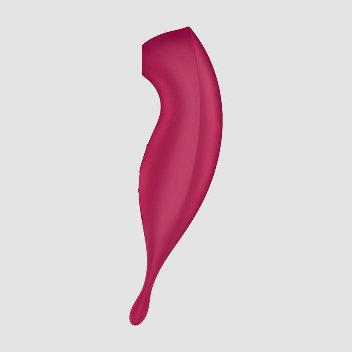 Satisfyer Twirling Pro+ stimulateur clitoridien connecté rouge