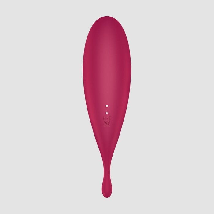 Satisfyer Twirling Pro+ stimulateur clitoridien connecté rouge