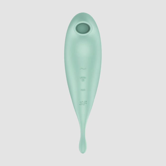 Satisfyer Twirling Pro+ stimulateur clitoridien connecté vert