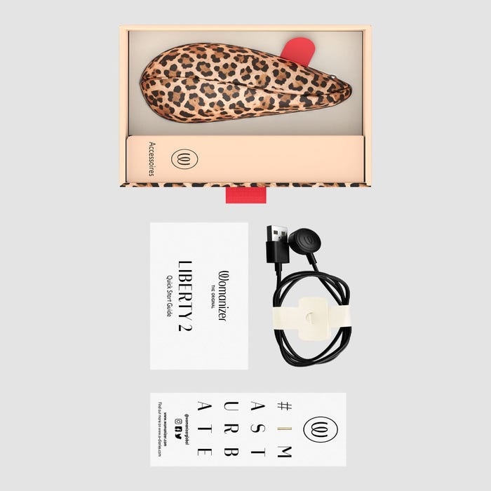 Stimulateur clitoridien Womanizer Liberty 2 édition léopard​