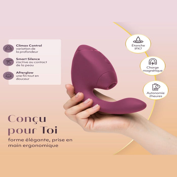 Womanizer Next Duo 3D stimulateur clitoris et point G