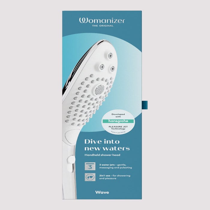 Womanizer Wave - Pommeau de douche orgasmique 2-en-1