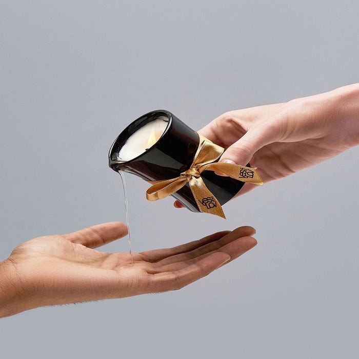 Bougie de massage au parfum enivrant