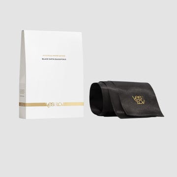 Bandeau Noir Satiné