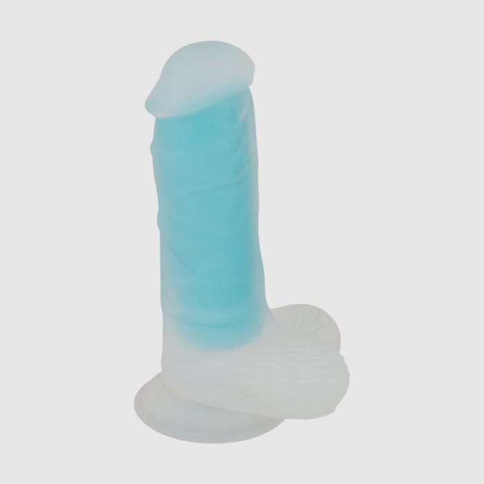Gode ventouse phospho Glow in the Dark