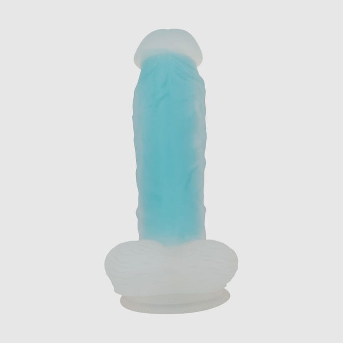 Gode ventouse phospho Glow in the Dark